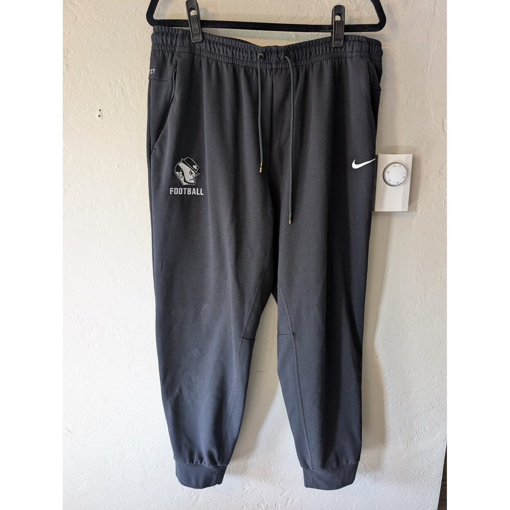 Mens Black Nike Dri Fit Irish Football Athleisure Joggers Size L